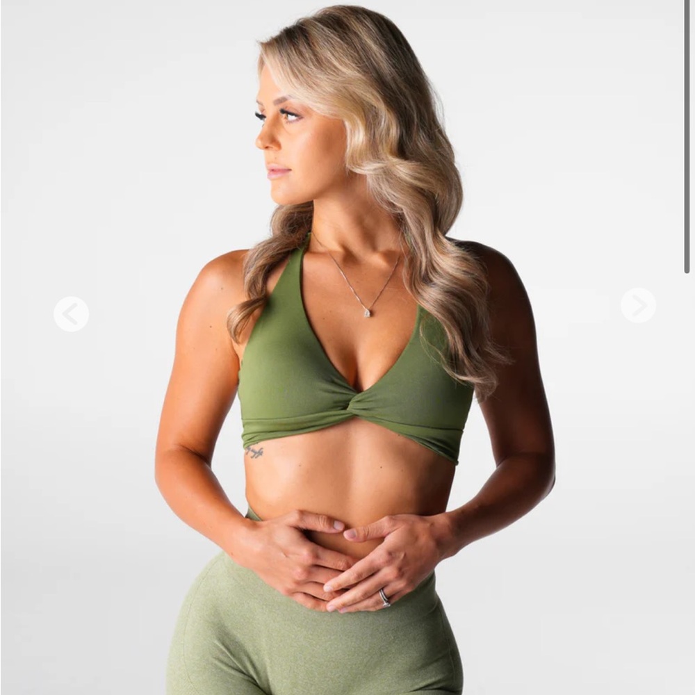 NVGTN Meadow Stunner Seamless Halter Bra
